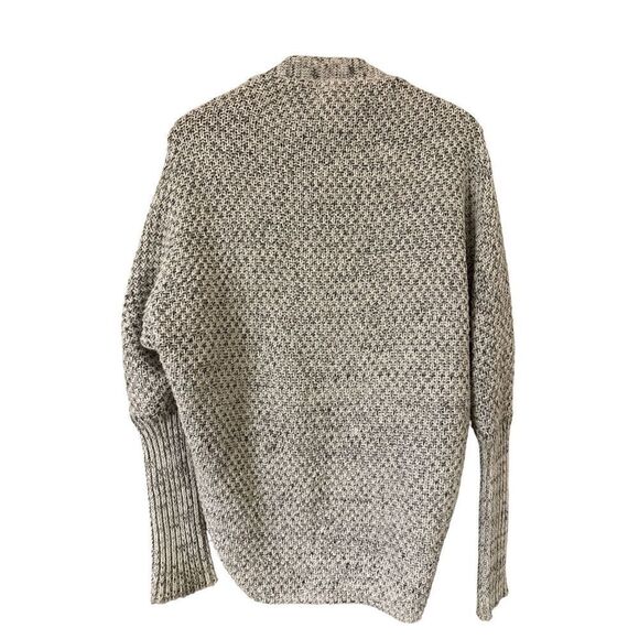 JJ Basics Relaxed Fly Away Open Front Oversized Cardigan Sweater Size XS Gray Bo - Picture 2 of 4